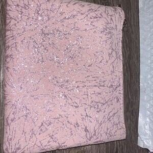 MAC cosmetics Makeup Bag pink frosted‎